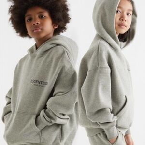 Essentials Kids dark oatmeal Hoodie